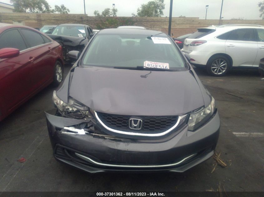 2015 HONDA CIVIC SEDAN LX - 19XFB2F57FE108697