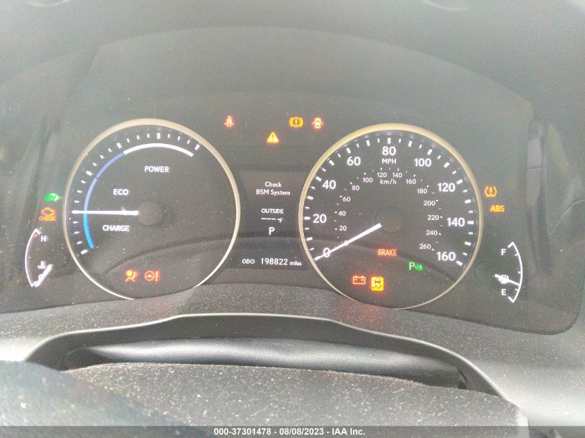2015 LEXUS ES 300H HYBRID JTHBW1GG7F2077914