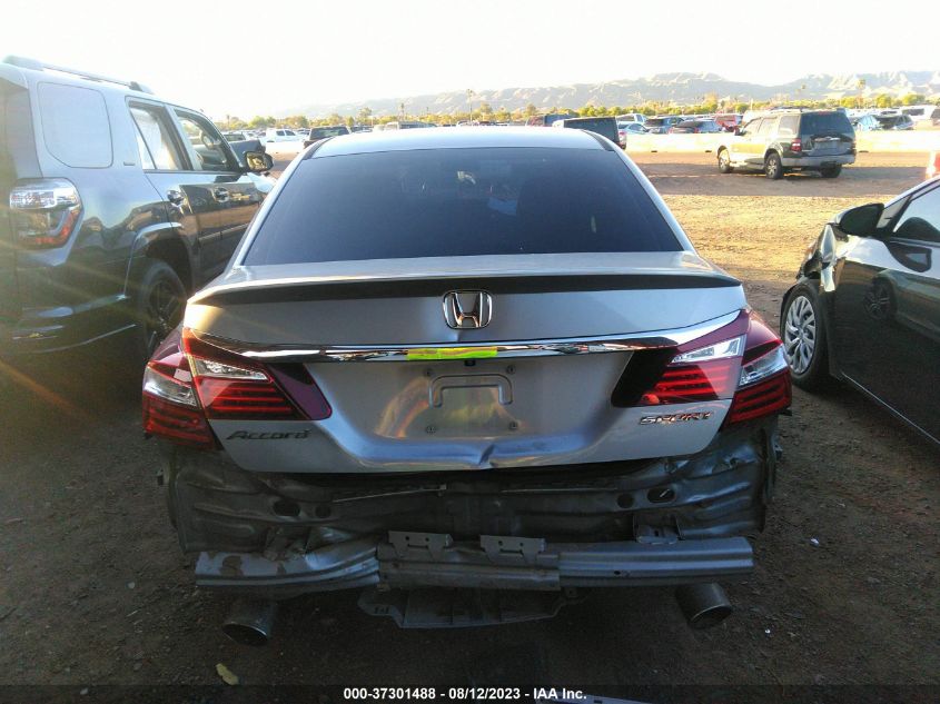 2017 HONDA ACCORD SEDAN SPORT - 1HGCR2F51HA306763