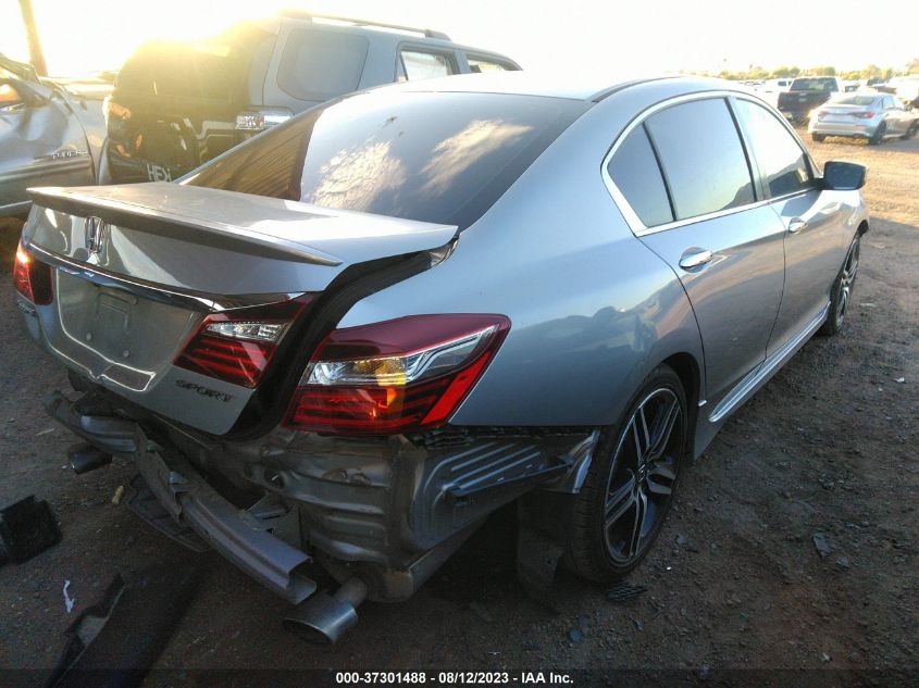 2017 HONDA ACCORD SEDAN SPORT - 1HGCR2F51HA306763