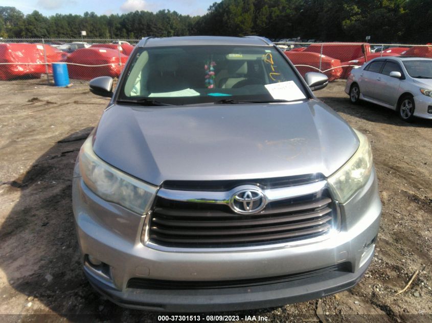 2016 TOYOTA HIGHLANDER LIMITED - 5TDYKRFH4GS140963