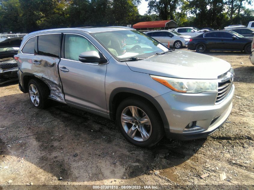 2016 TOYOTA HIGHLANDER LIMITED - 5TDYKRFH4GS140963