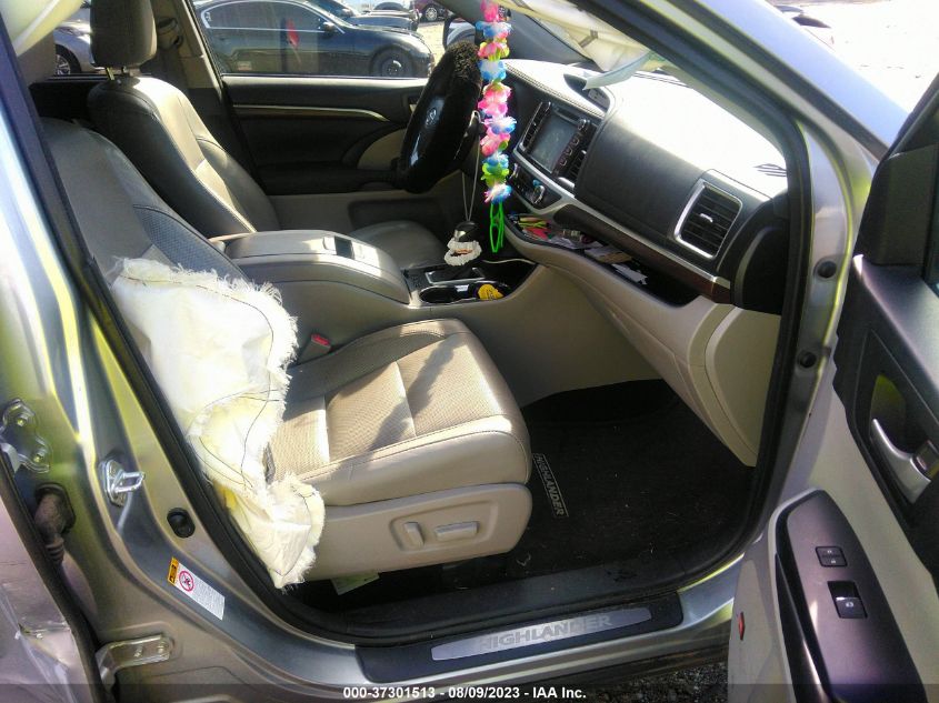 2016 TOYOTA HIGHLANDER LIMITED - 5TDYKRFH4GS140963