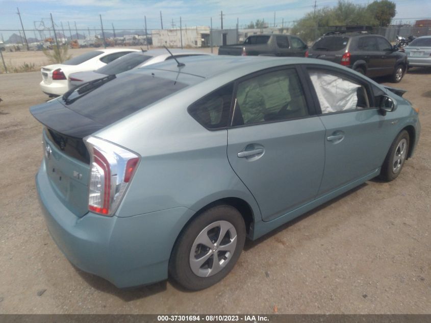 2014 TOYOTA PRIUS FOUR/FIVE/THREE/ONE/TWO - JTDKN3DU7E1780024