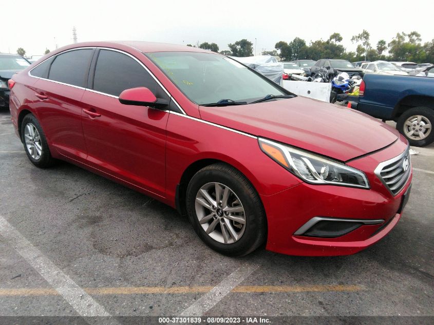 2016 HYUNDAI SONATA 2.4L SE - 5NPE24AF6GH291255