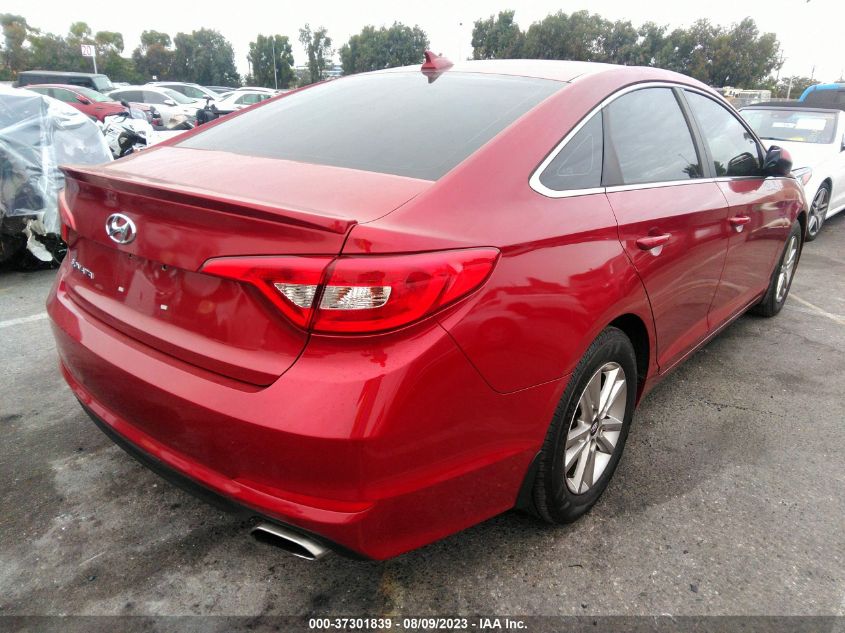 2016 HYUNDAI SONATA 2.4L SE - 5NPE24AF6GH291255