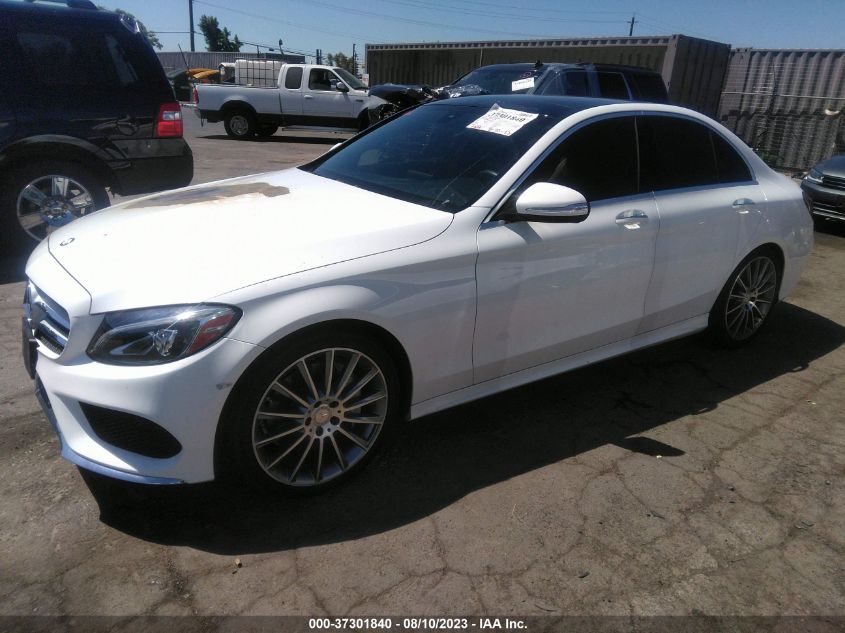 55SWF6GB2FU040950 2015 MERCEDES-BENZ C-CLASS, photo no. 2