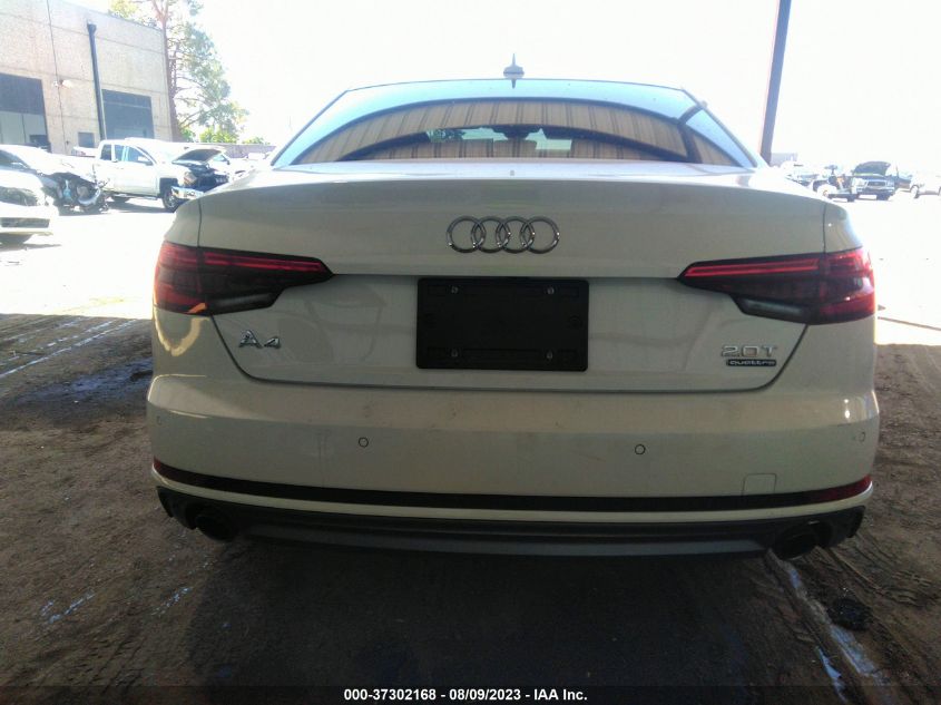2017 AUDI A4 PREMIUM PLUS - WAUENAF43HN071809