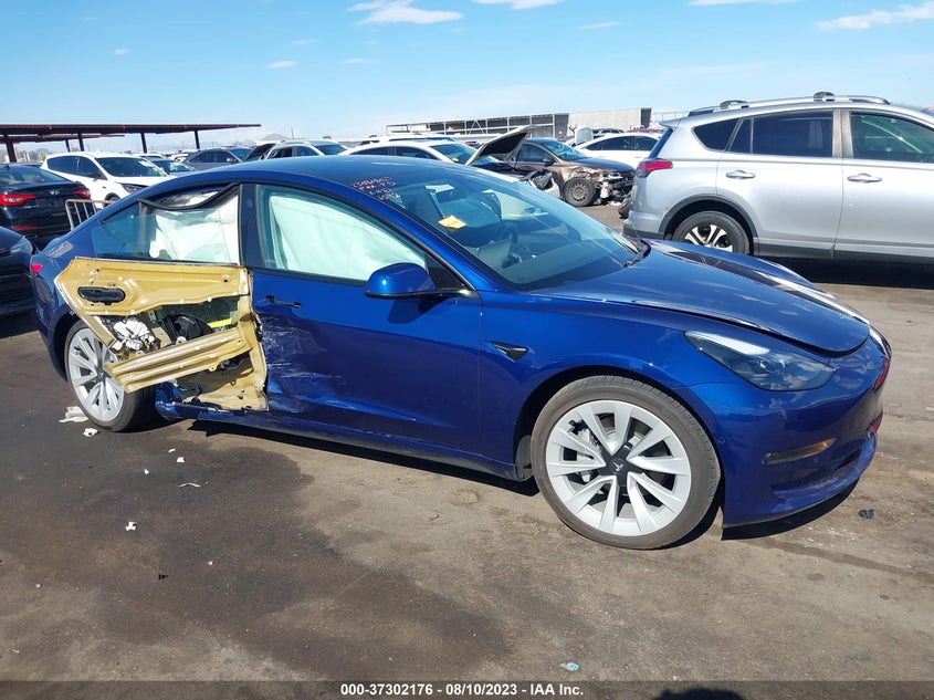 VIN 5YJ3E1EB3MF926592 2021 TESLA MODEL 3 LONG RANGE