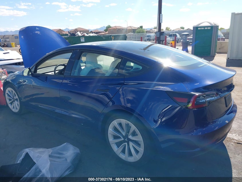 VIN 5YJ3E1EB3MF926592 2021 TESLA MODEL 3 LONG RANGE