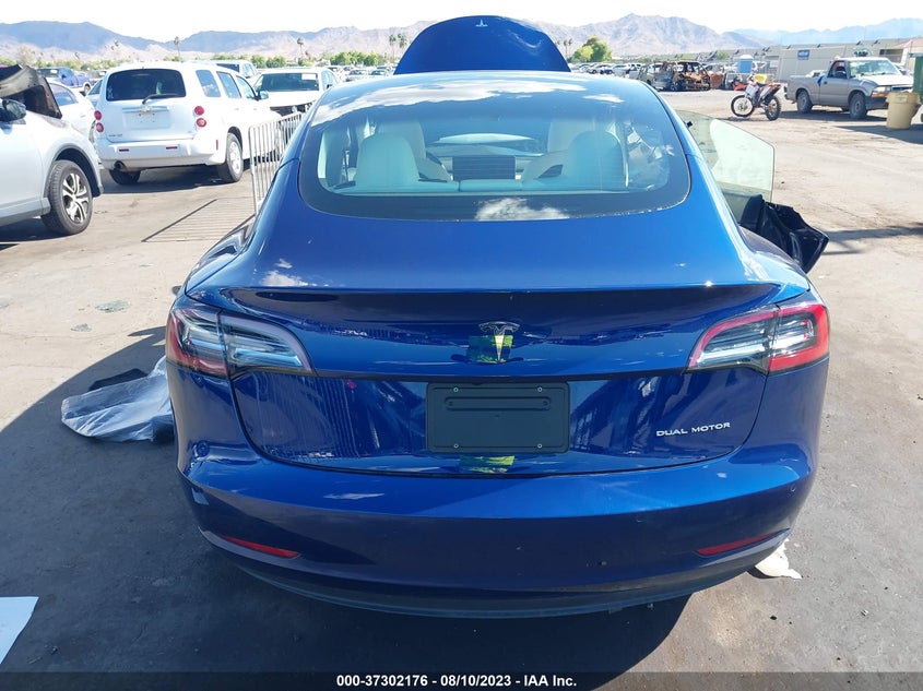 VIN 5YJ3E1EB3MF926592 2021 TESLA MODEL 3 LONG RANGE