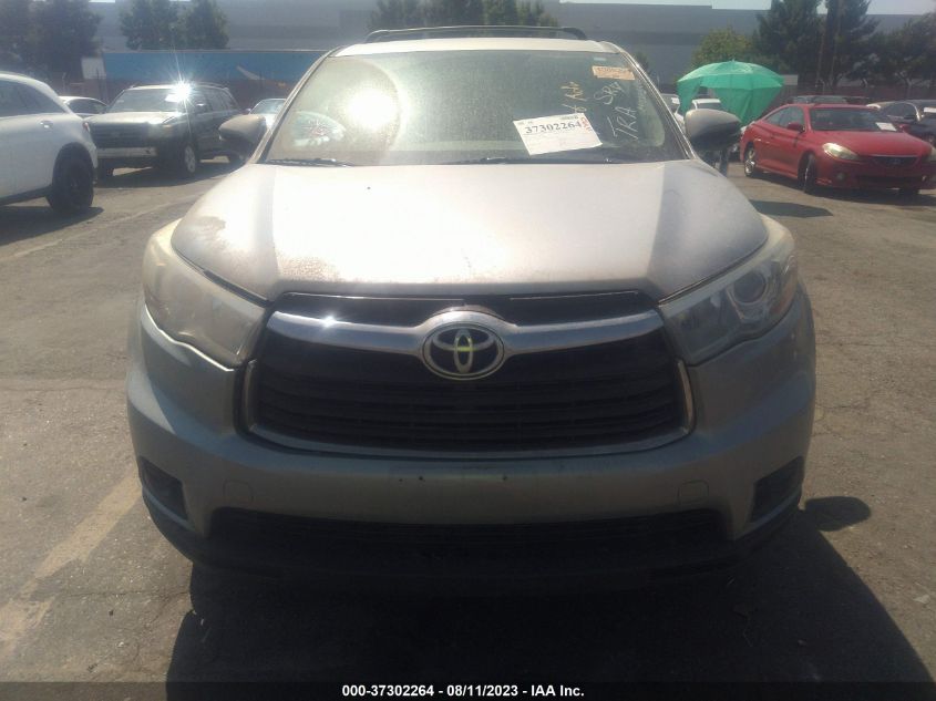 2016 TOYOTA HIGHLANDER LE/LE PLUS - 5TDBKRFH1GS272889