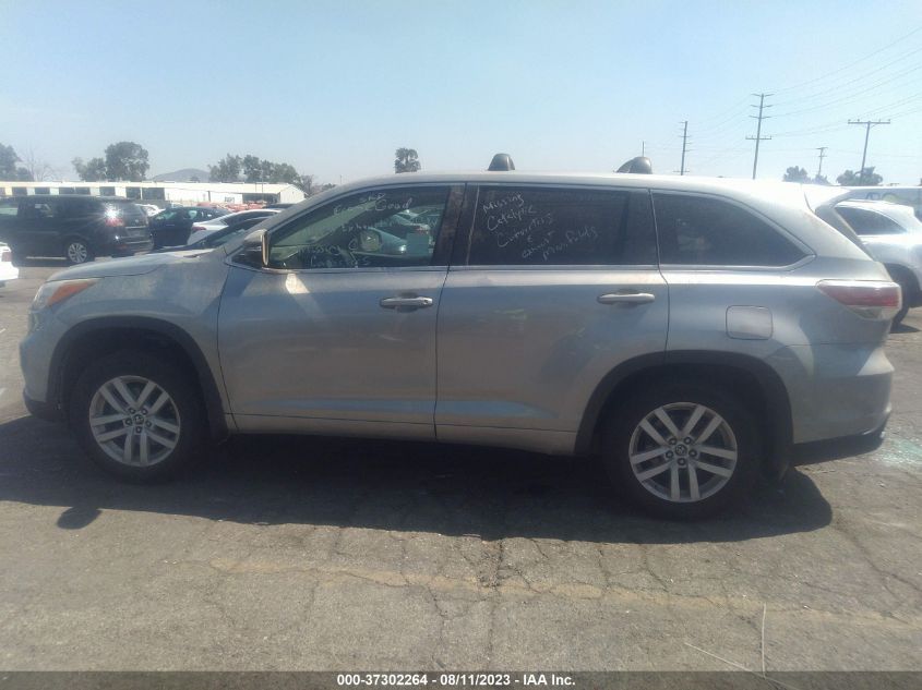 2016 TOYOTA HIGHLANDER LE/LE PLUS - 5TDBKRFH1GS272889