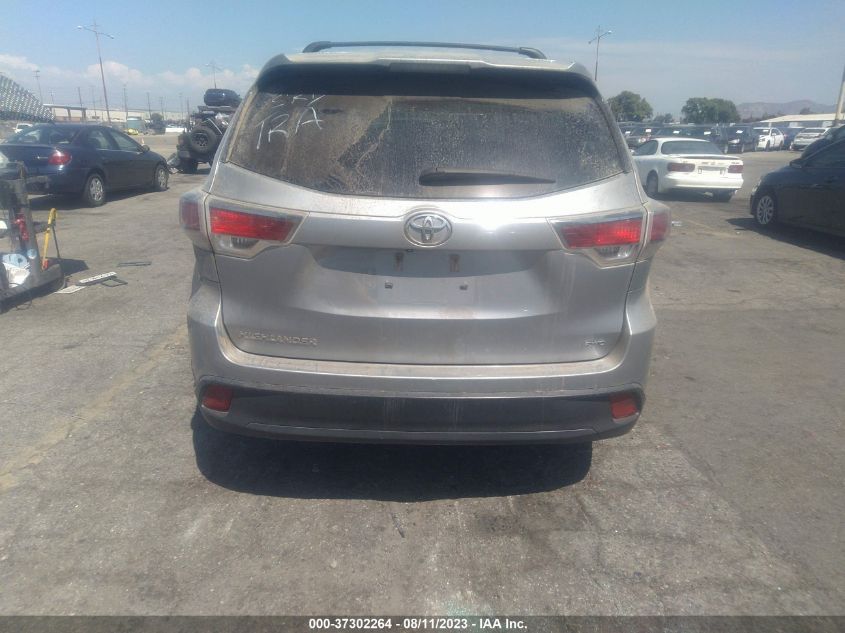 2016 TOYOTA HIGHLANDER LE/LE PLUS - 5TDBKRFH1GS272889