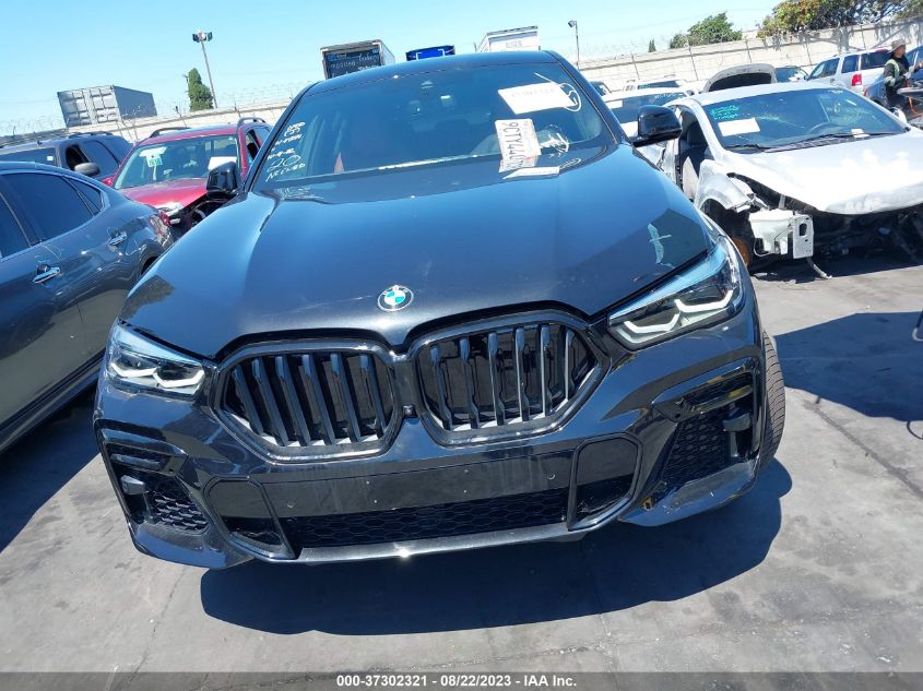 2022 BMW X6 XDRIVE40I 5UXCY6C05N9L11042
