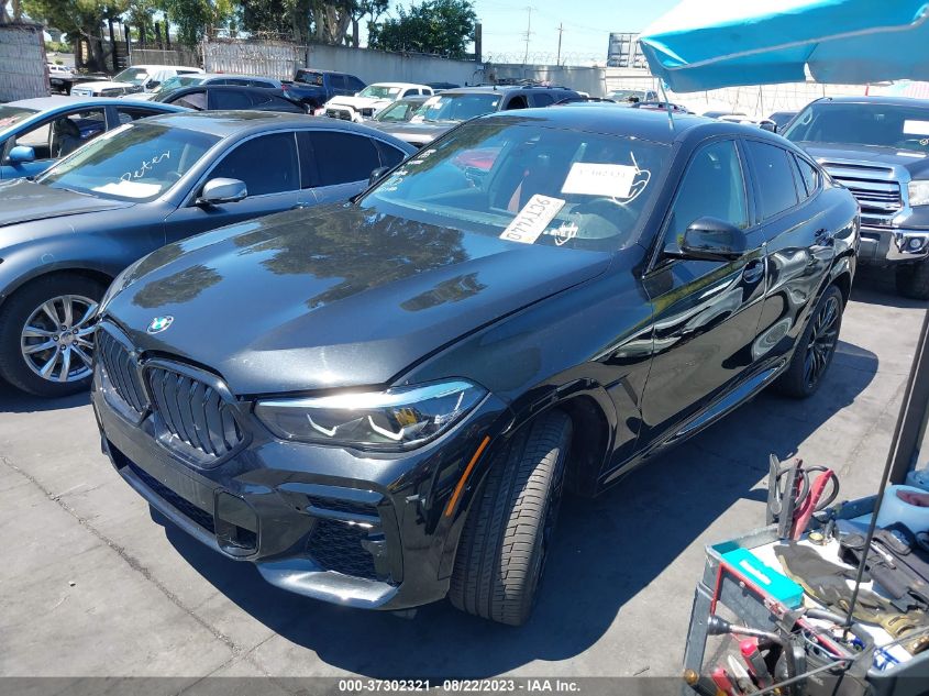 2022 BMW X6 XDRIVE40I 5UXCY6C05N9L11042