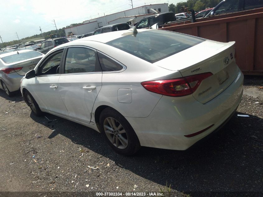 2016 HYUNDAI SONATA 2.4L SE - 5NPE24AF5GH342146