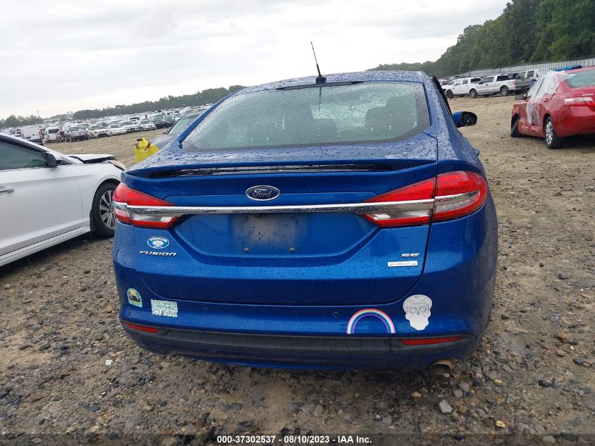 2017 FORD FUSION SE - 3FA6P0HD7HR346531