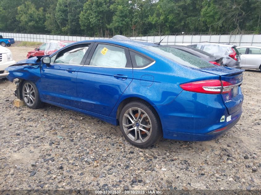 2017 FORD FUSION SE - 3FA6P0HD7HR346531