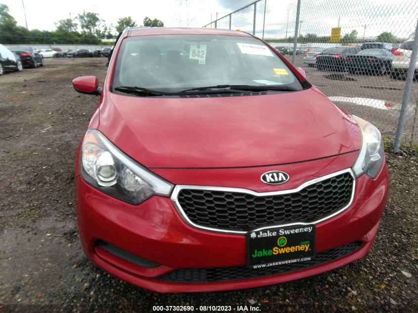 2016 KIA FORTE LX - KNAFK4A68G5611533