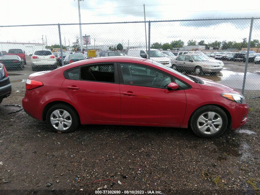 2016 KIA FORTE LX - KNAFK4A68G5611533