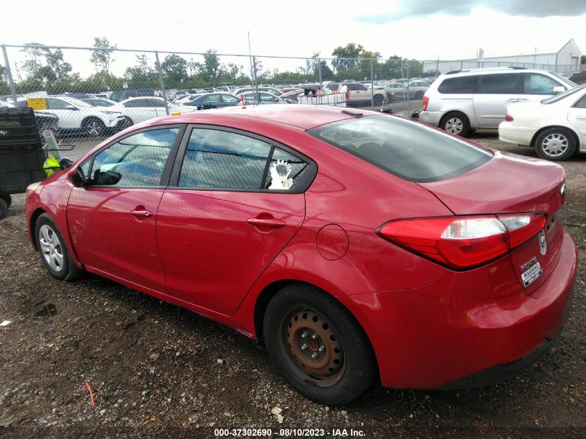 2016 KIA FORTE LX - KNAFK4A68G5611533