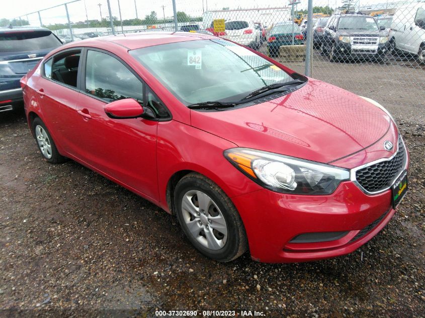 2016 KIA FORTE LX - KNAFK4A68G5611533