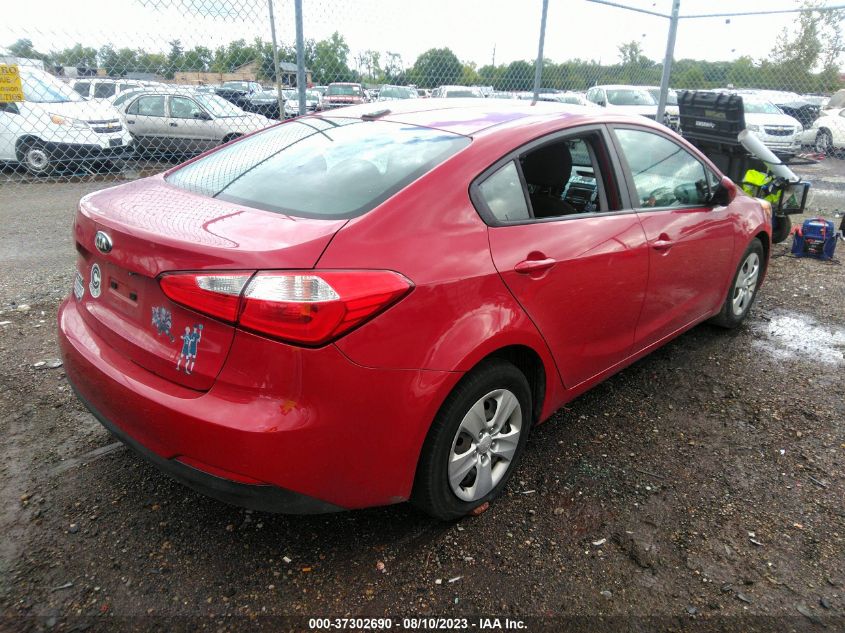 2016 KIA FORTE LX - KNAFK4A68G5611533