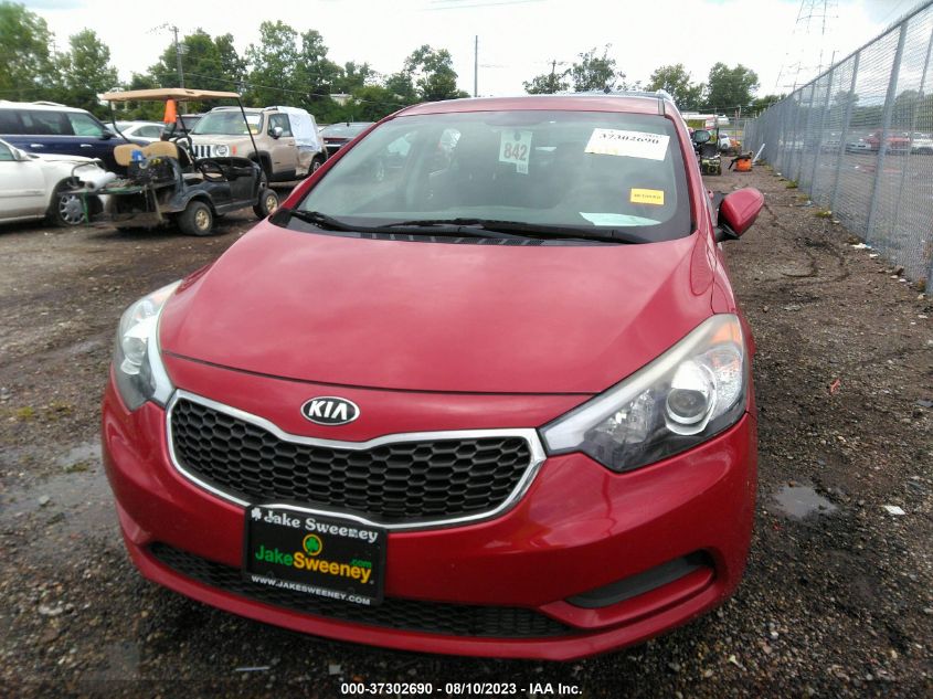 2016 KIA FORTE LX - KNAFK4A68G5611533