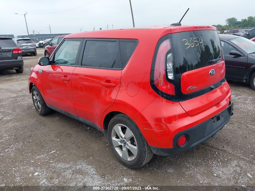 2019 KIA SOUL BASE - KNDJN2A20K7023659