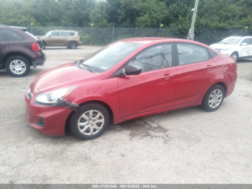 2014 HYUNDAI ACCENT GLS - KMHCT4AE1EU645614
