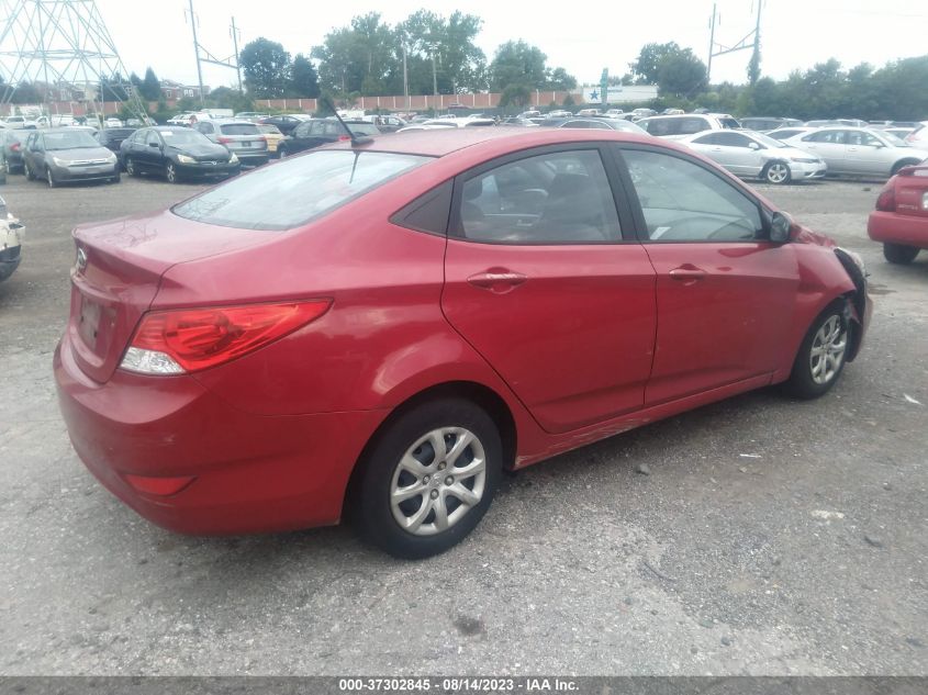 2014 HYUNDAI ACCENT GLS - KMHCT4AE1EU645614