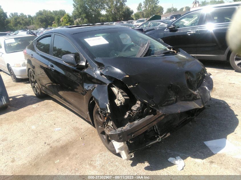 Lot #2564317712 2013 HYUNDAI ELANTRA LIMITED (ULSAN PLANT) salvage car