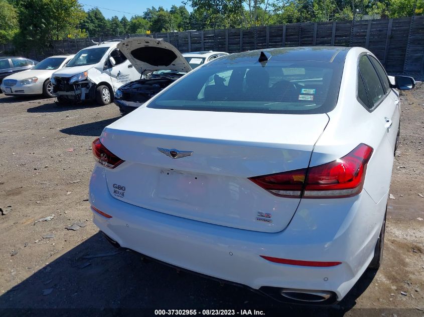 2019 GENESIS G80 3.8L - KMTFN4JE9KU310240