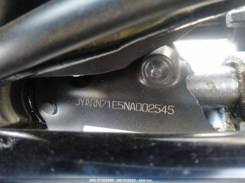 2022 YAMAHA MT09 JYARN71E5NA002545