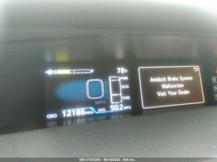 2022 TOYOTA PRIUS L - JTDKAMFU1N3165665