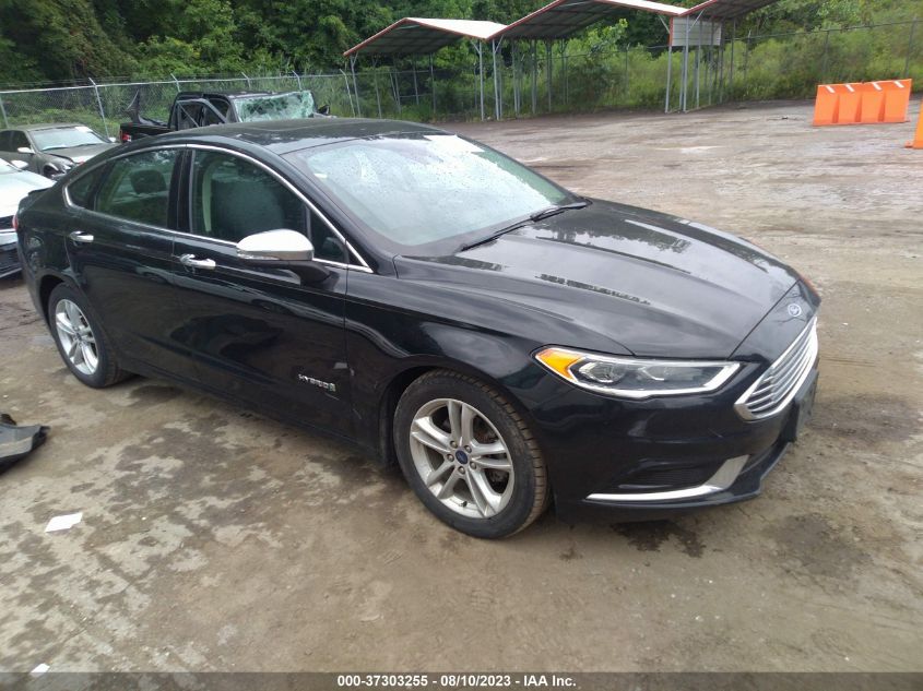 2018 FORD FUSION SE HYBRID - 3FA6POLU8JR237539