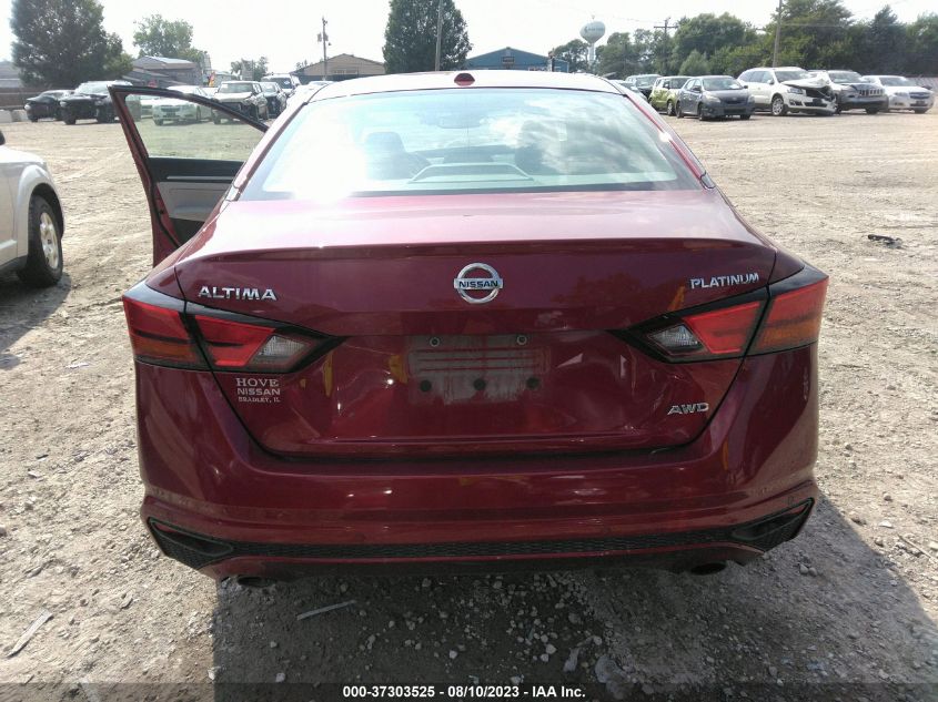 2019 NISSAN ALTIMA 2.5 PLATINUM - 1N4BL4FW8KC135852
