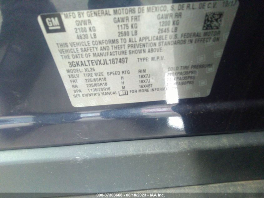 2018 GMC TERRAIN SLE - 3GKALTEVXJL187497