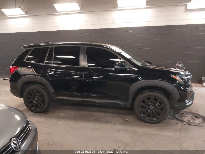 2022 HONDA PASSPORT EX-L - 5FNYF8H57NB028922