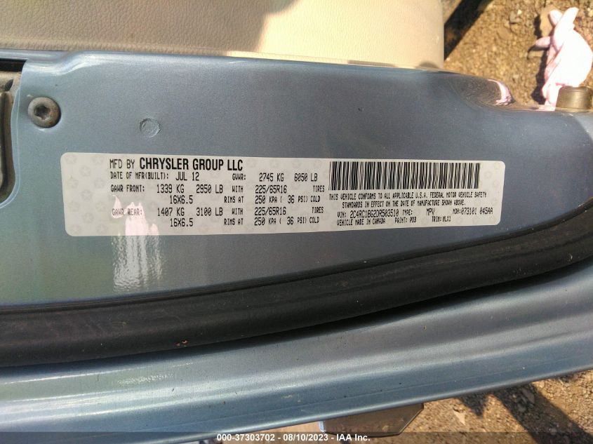 2013 CHRYSLER TOWN & COUNTRY TOURING - 2C4RC1BG2DR503510
