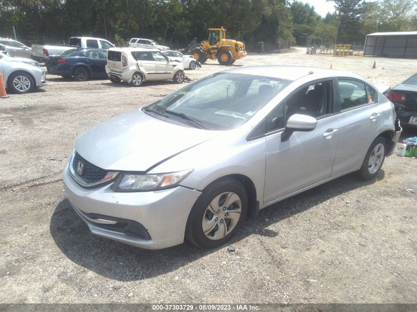 2014 HONDA CIVIC SEDAN LX - 19XFB2F51EE051749