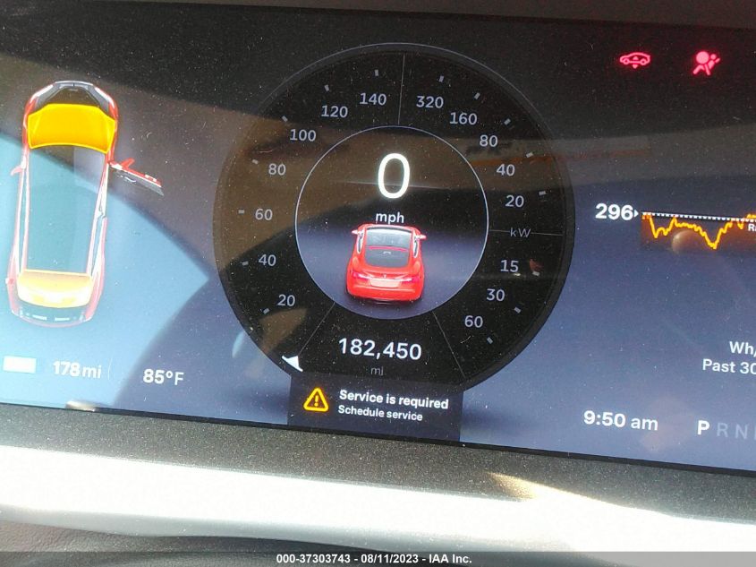 2013 TESLA MODEL S PERFORMANCE - 5YJSA1DP8DFP09687