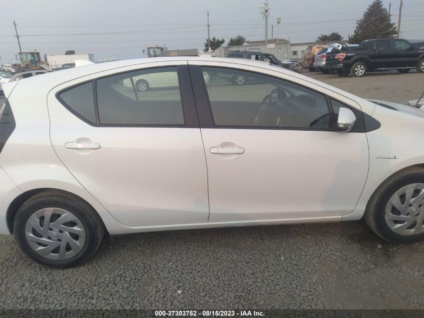2016 TOYOTA PRIUS C ONE/TWO/THREE/FOUR - JTDKDTB39G1124570