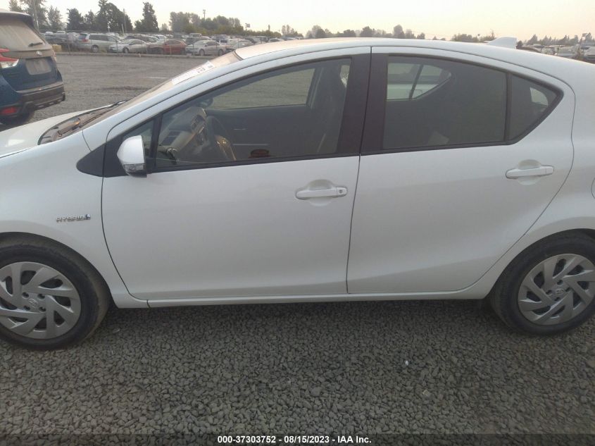 2016 TOYOTA PRIUS C ONE/TWO/THREE/FOUR - JTDKDTB39G1124570
