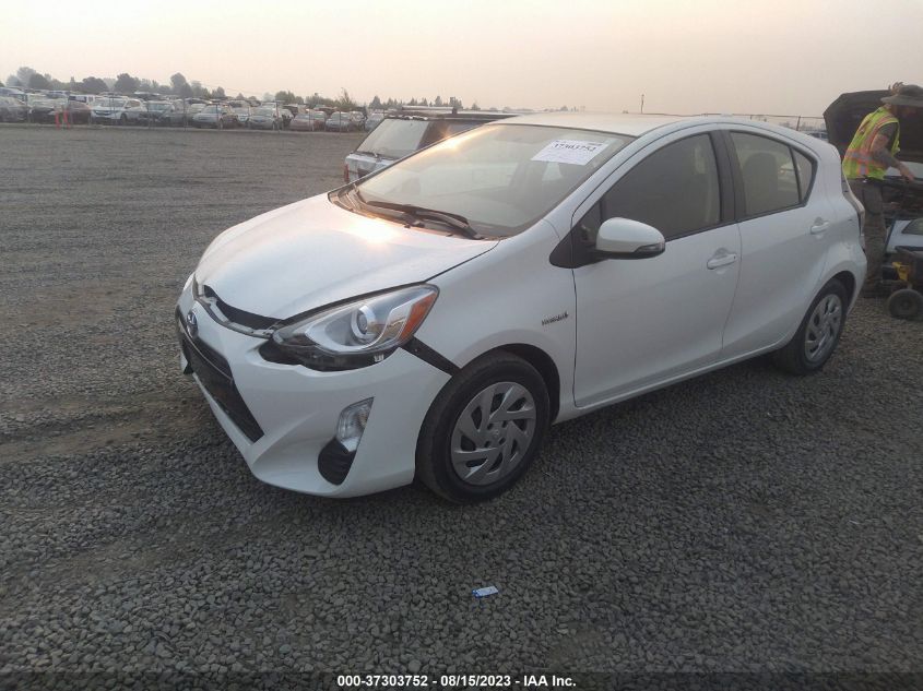 2016 TOYOTA PRIUS C ONE/TWO/THREE/FOUR - JTDKDTB39G1124570