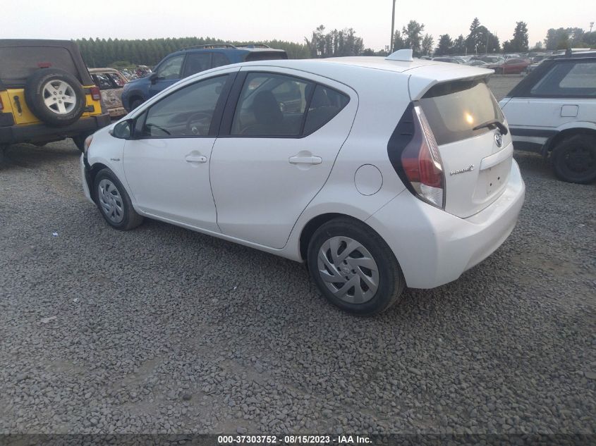 2016 TOYOTA PRIUS C ONE/TWO/THREE/FOUR - JTDKDTB39G1124570