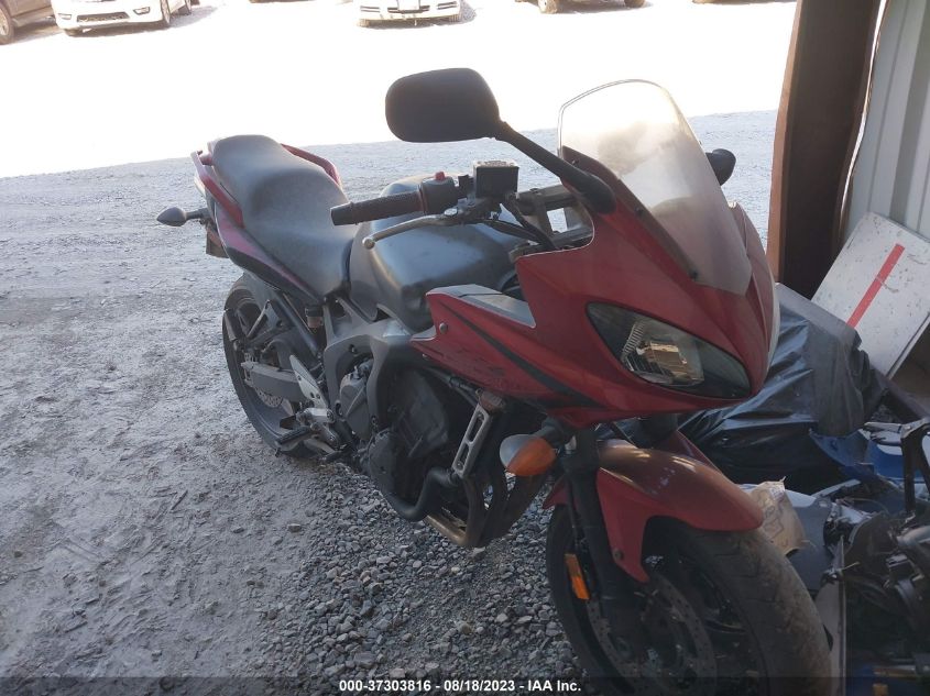 2007 YAMAHA FZ6 SHG - JYARJ13E37A001550