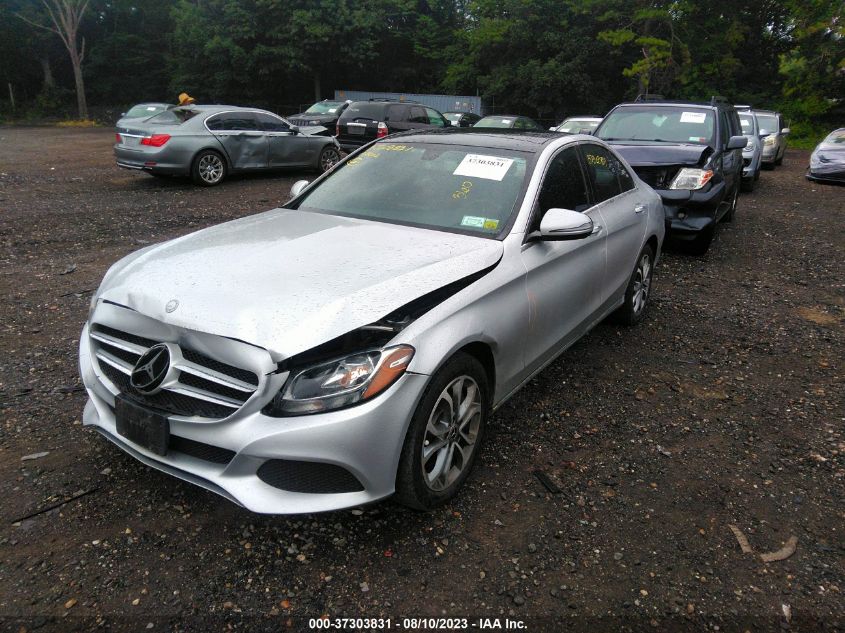 55SWF4KB3HU225958 2017 MERCEDES-BENZ C-CLASS, photo no. 2