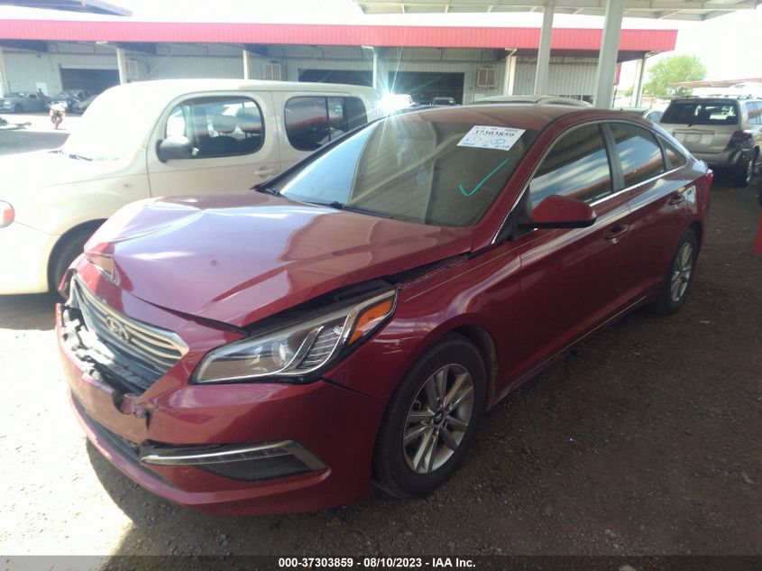 2015 HYUNDAI SONATA SE - 5NPE24AFXFH004742